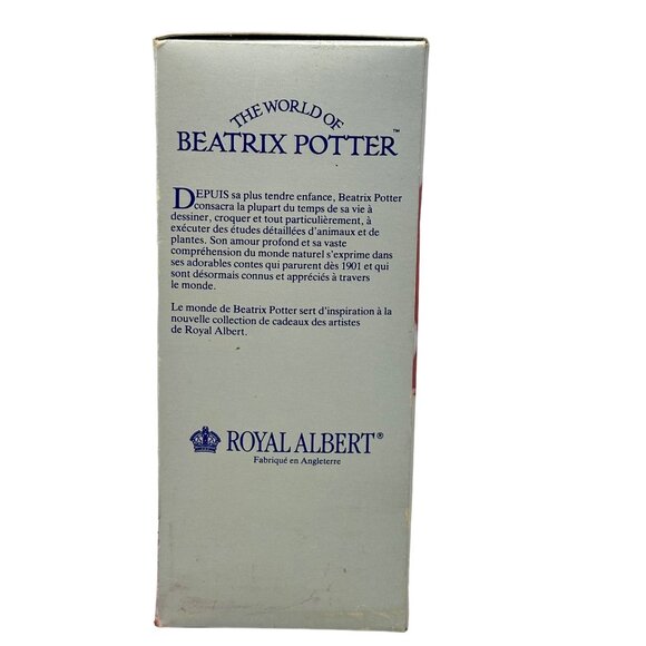 Royal Albert Benjamin Bunny Figurine Story Book Set 1989 Beatrix Potter 4 Inch - Picture 4 of 16